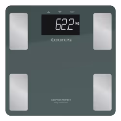 Taurus Inception Perfect, Pèse-personne électronique, 180 kg, 100 g, Vert, 3 kg, kg, lb