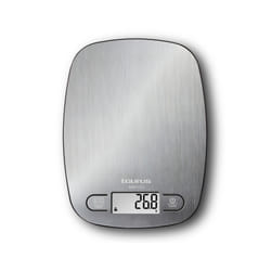 Taurus Easy Inox Acier inoxydable Comptoir Ovale Balance de ménage électronique
