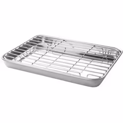 Plat à four - LACOR - Avec grille amovible - 235 x 175 x 25 cm