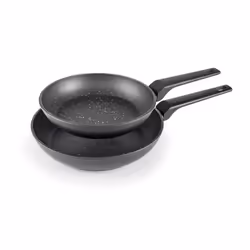Lacor 26400, Rond, Poêle polyvalente, Noir, Aluminium, 3 mm, 2 pièce(s)