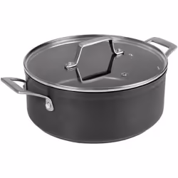 Lacor - anodized faitout 20cm +cv - 48020