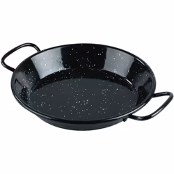 Découvrez le plat pour paëlla en acier émaillé de chez Lacor, l'ustensile de cuisson idéal pour préparer de délicieuses paëll ...