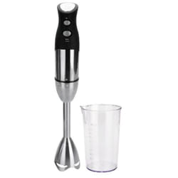 Lacor 61681 blender 0,75 L Mélangeur par immersion 700 W Noir, Acier inoxydable