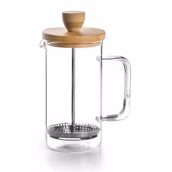 Lacor 62163, Set cafetière à pressoir, 0,35 L, Transparent, Verre, Laine, 3 tasses, 1 pièce(s)