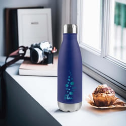 Gourde inox Lacor Edan "navy" 750 ml