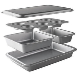 Lot de 5 moules - LACOR - Delize - En acier carbone haute qualité - Empilable