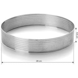 Moule perforé pour tarte Lacor D,28x3,5 cm
