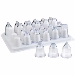 Douilles assorties acrylique 24 pièces Lacor