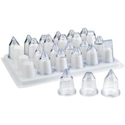 Douilles assorties acrylique 24 pièces Lacor