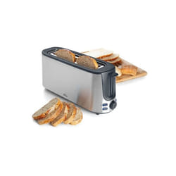 Toaster 1 tranche longue - LACOR - Gris - 1000 Watt - Thermostat 1 à 7 - Fonction décongélation