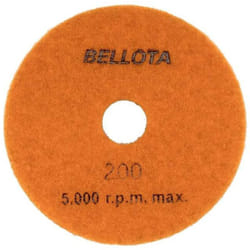 Disque de polissage diamanté flexible Ø100 mm Bellota 200