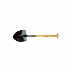 Acero.Mango de madera.Opción de mango con anilla o muleta.Modelo punta o carrada.Tamaño Nº2 y Nº3