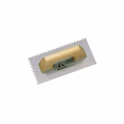 Truelle dentée triangulaire Nº5873. Mesures: 135x270 mm.Mesure dent:- 6x6 mm.- 8x8 mm.
