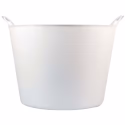Seau Blanc Plastique Flexible avec Poignées qualitée alimentaire BELLOTA - 42 Litres Référence : BKT42WP Description du produ ...