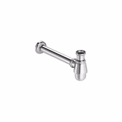Le siphon de bidet de la collection AQUA de ROCA est chromé, de type bouteille, il protège des mauvaises odeurs et évite de s ...