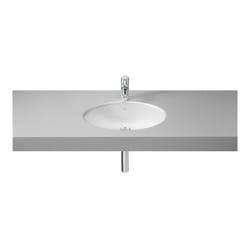 Neo selene lavabo en porcelaine à poser ou à encastrer Roca