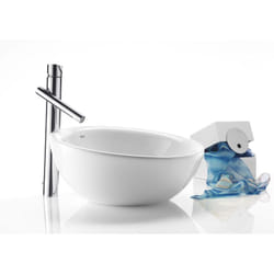 Roca - Lavabo en porcelaine avec plan de travail bol