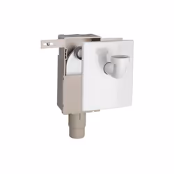 Le kit d'évacuation avec trop-plein extérieur et siphon encastré est un accessoire sanitaire de la collection ACCESS , une co ...