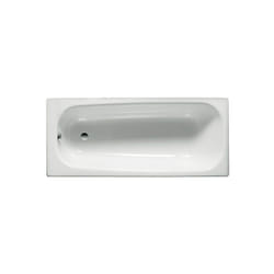 Roca - Baignoire avec pieds contesa 140x70cm percée 2 trous en acier blanc A236197000