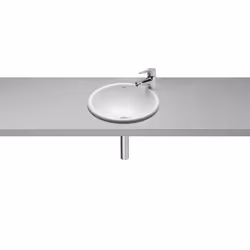 Lavabo de encimera de la serie FORO de Roca Sanitarios. Fabricado en porcelana blanco brillo. Sencillez y versatilidad se dan ...