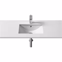 Le lavabo en porcelaine DIVERTA de ROCA peut être posé sur le comptoir ou sous le comptoir, en fonction de son installation. ...