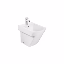 Le bidet compact en porcelaine HALL de ROCA se fixe au mur et est autonome. En outre, ce bidet comprend le siphon incurvé AQU ...