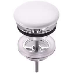 Desagüe para lavabo o bidé con tapón fijo abierto de porcelana Ø 72 de la colección AQUA de Roca Sanitarios . La colección AQ ...