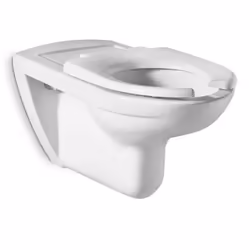 Cuvette WC suspendue rallongée N-F ROCA ACCESS - Blanche Abattant non inclus Forme: Ronde Kit de fixations: Inclus Système d' ...