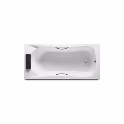 La baignoire acrylique rectangulaire BECOOL de ROCA avec poignées est fabriquée avec une isolation acoustique. De plus, ce sa ...