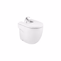 Bidet à poser trou pour mitigeur dimensions : 360 × 560 × 300 mm dimensions compactes couleur : blanc matériau : céramique sa ...
