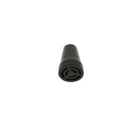 Inofix - Sachet de 25 butées de bâton en caoutchouc noir 21 mm