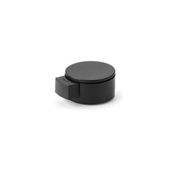 Inofix - saint genis butée de porte avec amortisseur ronde Ø40 noir sous blister 2420-8-
