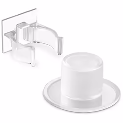 Butee De Porte Avec Retenue Pince Adhesifs Transparents (BLISTER) Inofix