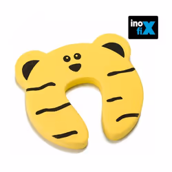 Le butoir de porte jaune 5214-9-001 Blister Inofix est un produit conçu pour éviter que les doigts ne se pincent lors de la f ...