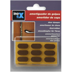 Inofix - Amortisseurs de chocs adhésifs marron x18