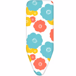 Housse de repassage vap 140x55cm. fleurs, 1347l5, spécialement pour la vapeur et les centres de repassage professionnels de r ...