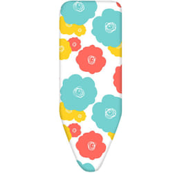 Housse de planche à repasser power vap 140x55cm. fleurs, 1347l5, inofix