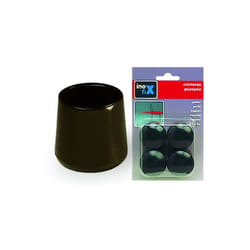 Inofix - embout RONDX4 plas pour DIAM40 noir 1640-3-