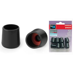 Inofix - embout RONDX8 pour DIAM10 noir 1710-3-