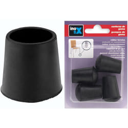 Embout Caoutchoux4 Pour Diam22 Noir Inofix 1922-3-