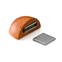 Butee De Porte Magnetique Bois Adhesive Sapelli (blister) Inofix