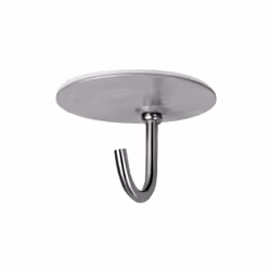 Le crochet adhésif - rond - inox de la marque INOFIX est idéal par sa polyvalance, puisqu'il peut être installé verticalement ...