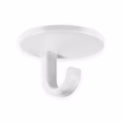 Inofix 2179, Intérieure, Crochet de cuisine, Blanc, Bande adhésive, 1 kg, Rond