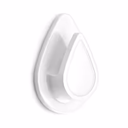 Porte-manteaux resistant à l'eau modele gota blanc (blister) inofix. . . . Matériau : PVC Indice de Protection IP : IP20 Coul ...
