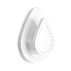 Inofix - Porte-manteaux resistant à l'eau modele gota blanc (blister)