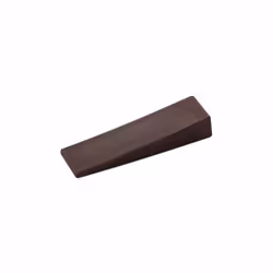 5 Butee De Porte Plastique Marron (BLISTER 3 Unites) Inofix