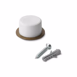 Inofix 3042, Blanc, Fixé au plancher, 2 pièce(s), 38 mm, 38 mm, 18 mm