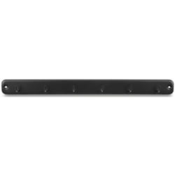 Inofix - accroche torchons noir mat 6 crochets 3086-3-
