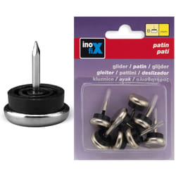 Inofix - patin METALX8 clou diam 18MM acier 3113-1-