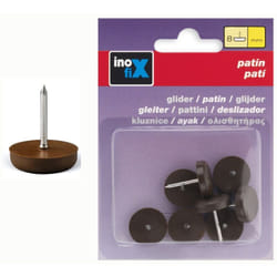 Inofix - patin PLASTIQX8 clou diam 15MM marr 3140-4-